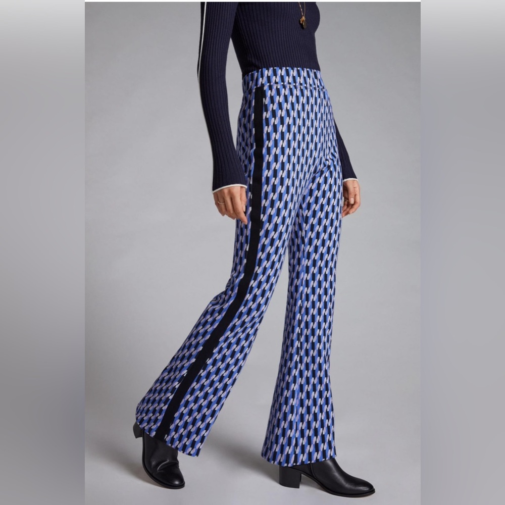 Anthropologie Maeve Ponte Flair Pants size S